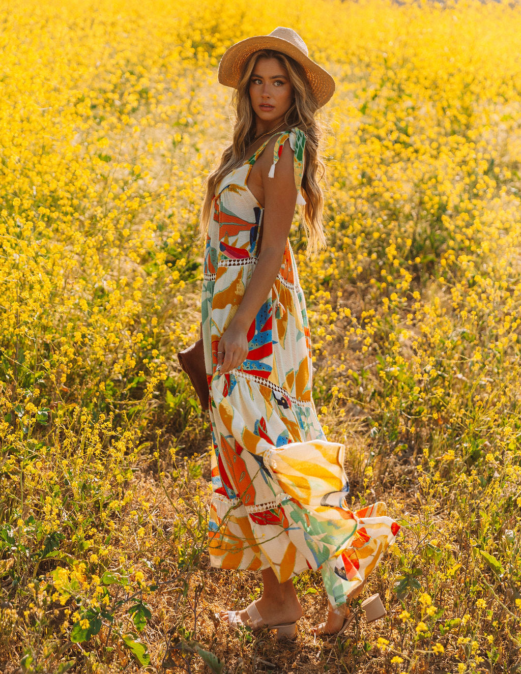 Baja California Crochet Tiered Maxi Dress FINAL