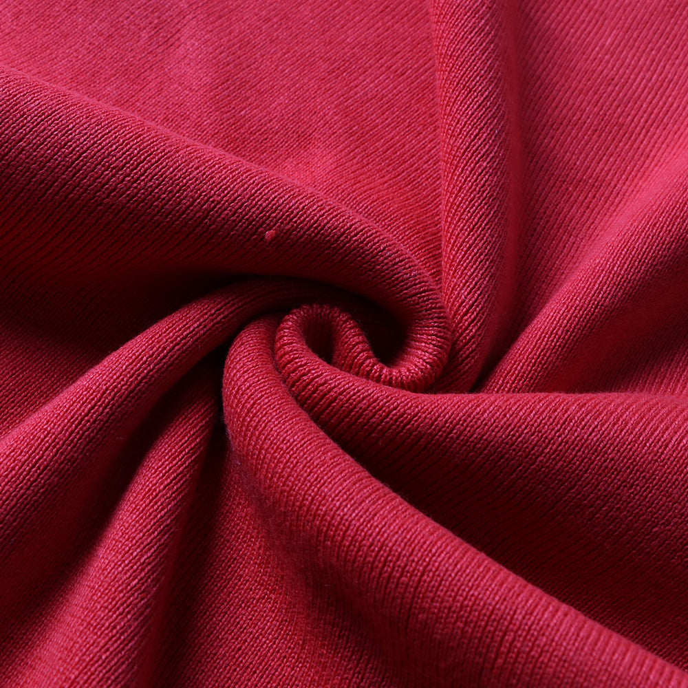 Yara Drape Knit Midi Sweater Dress Plum