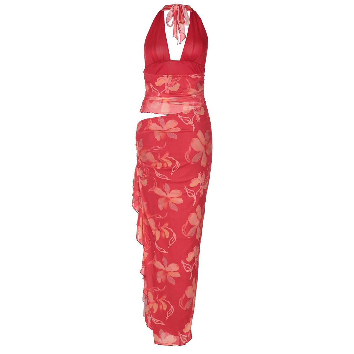 Rebus Maxi Dress Red