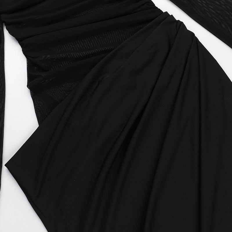 Alisha Off Shoulder Dress Black