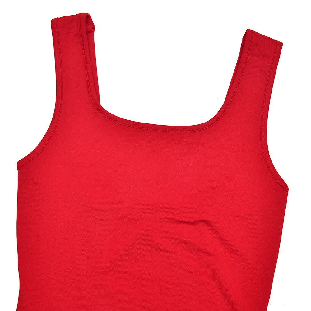 Deardorff Midi Dress Red