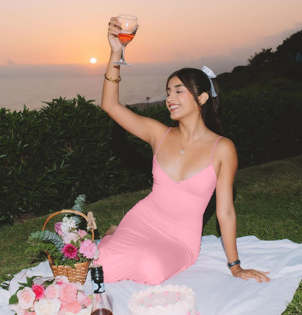 Harrison Maxi Dress Pink