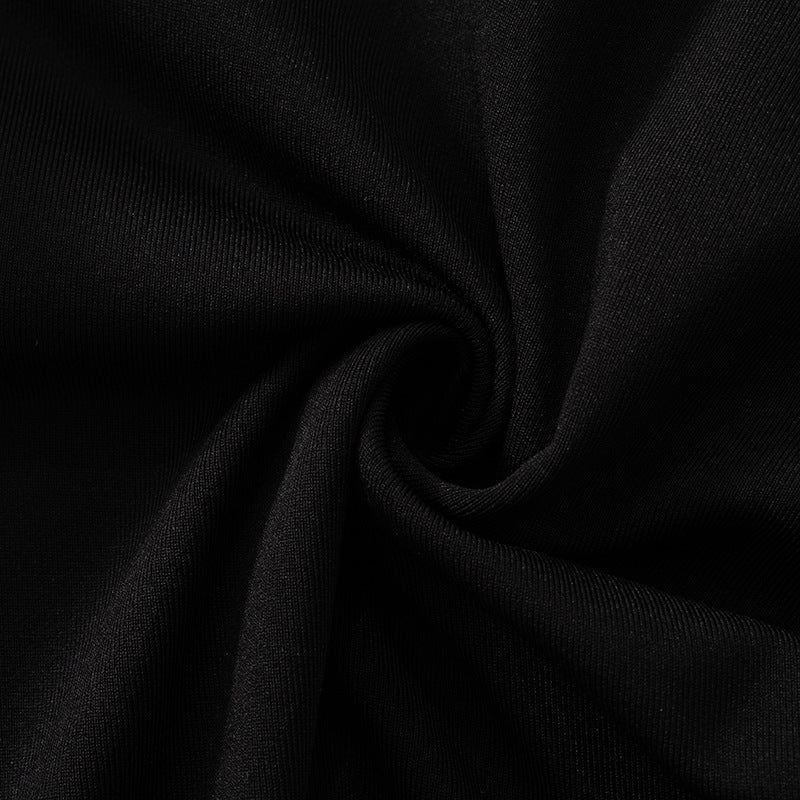 Ruffle Charm 2.0 Mini Dress Black