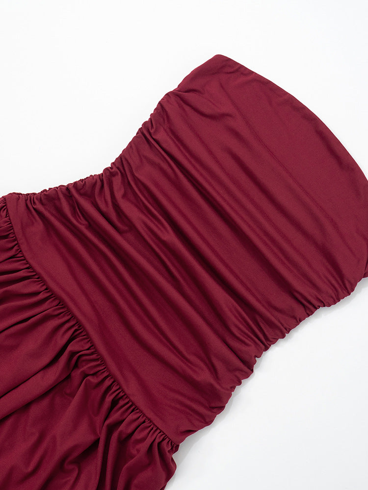 Becky Maxi Dress Maroon