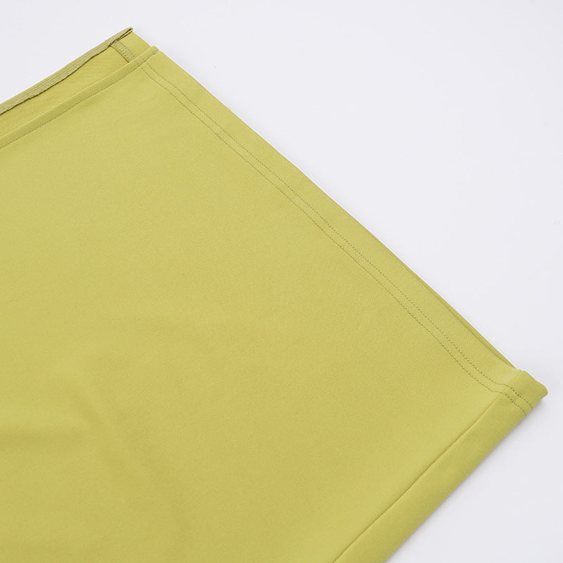 Marysh Mesh Bodycon Dress Yellow
