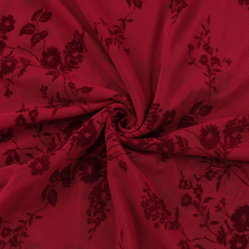 Beverly Mini Dress Maroon