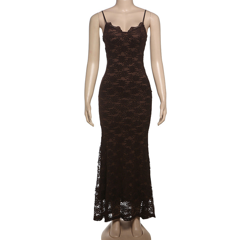 Harris Maxi Dress Brown