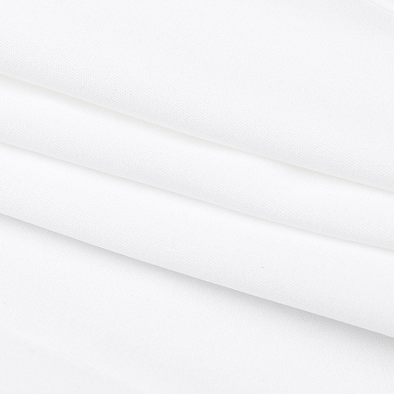 Fringila Asymmetric Dress White