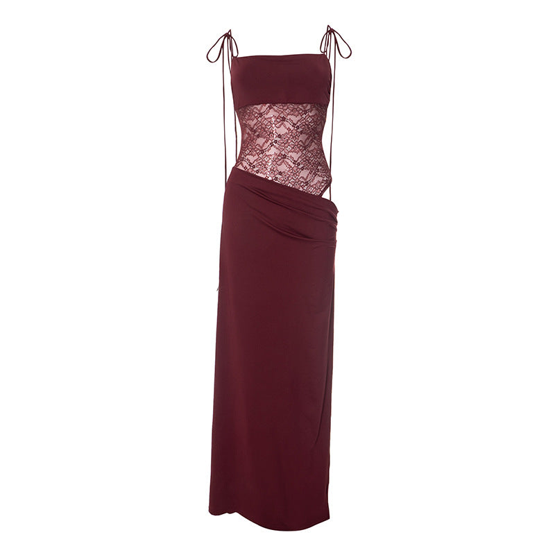 Stella Maxi Dress Maroon