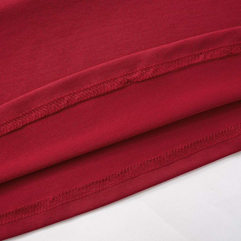 Red Rose Maxi Dress Red