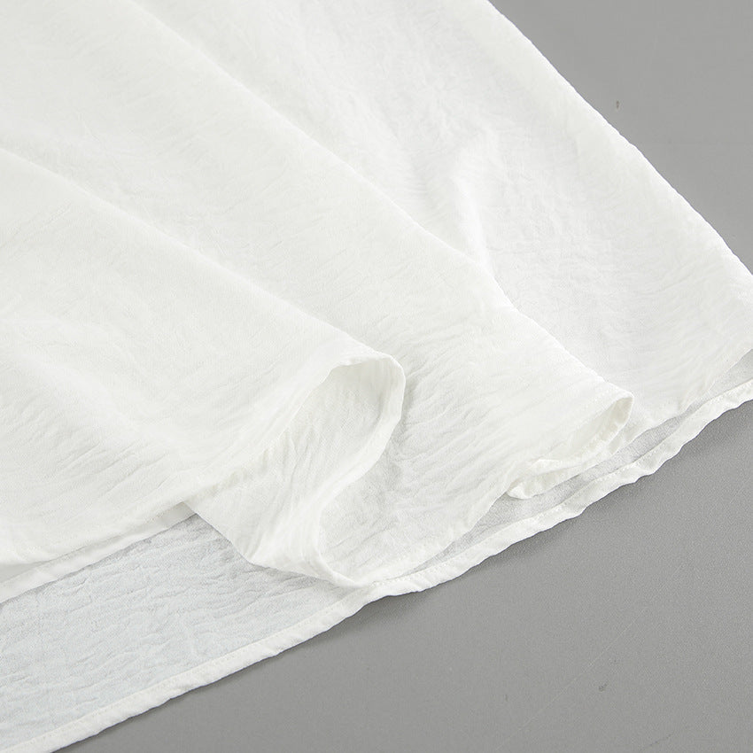 Fae Off Shoulder Dress White