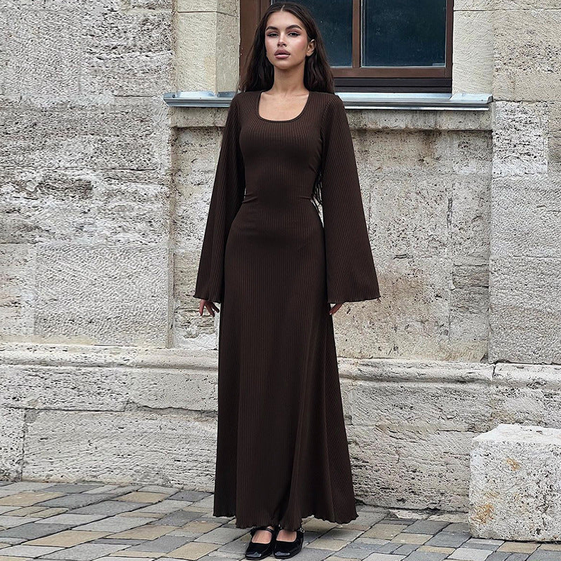 Elizabeth Maxi Dress Brown