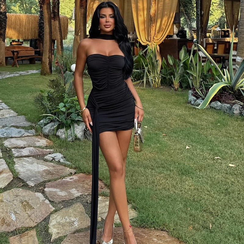 Claudene Mini Dress Black
