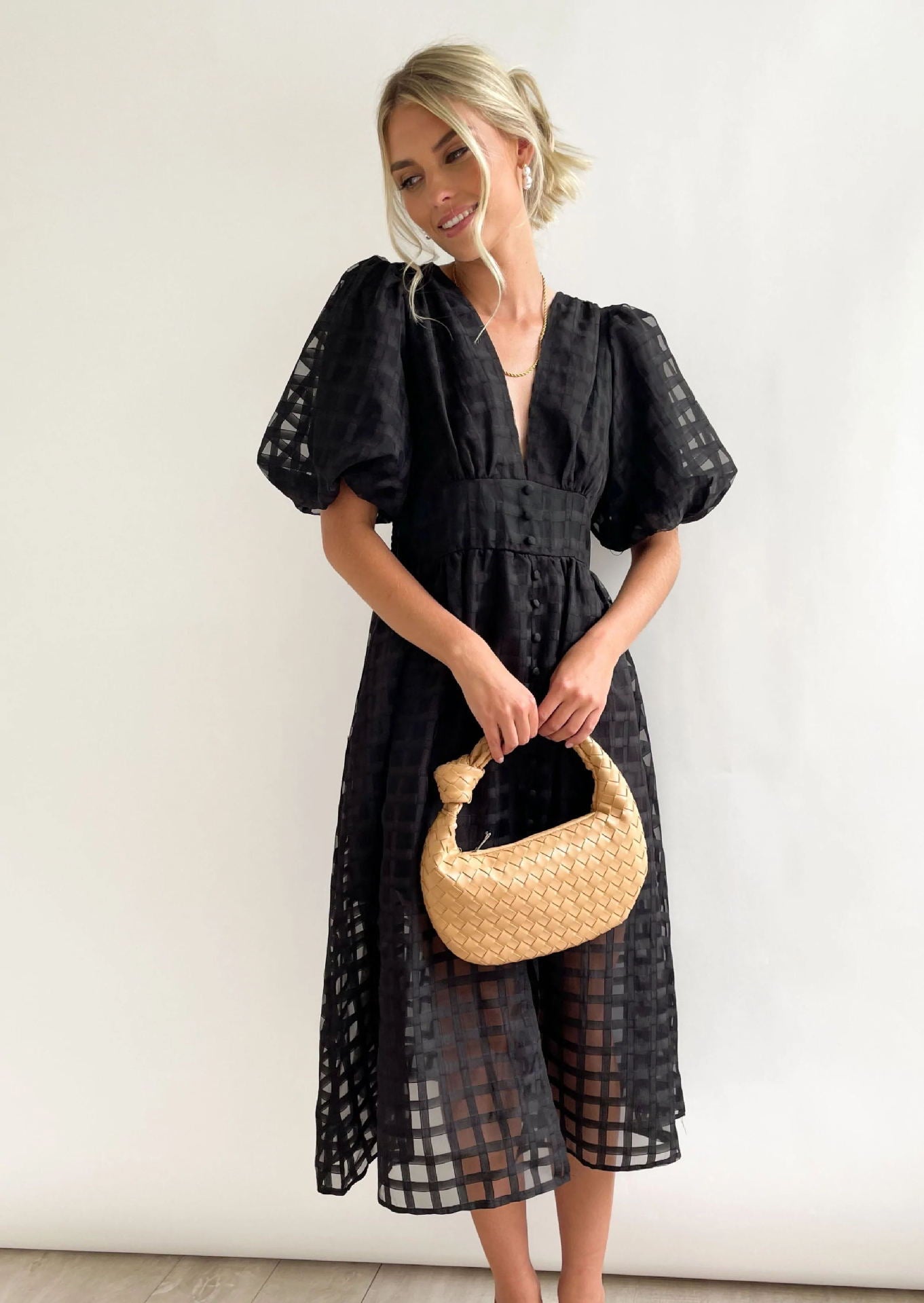 Paradise Midi Dress Black