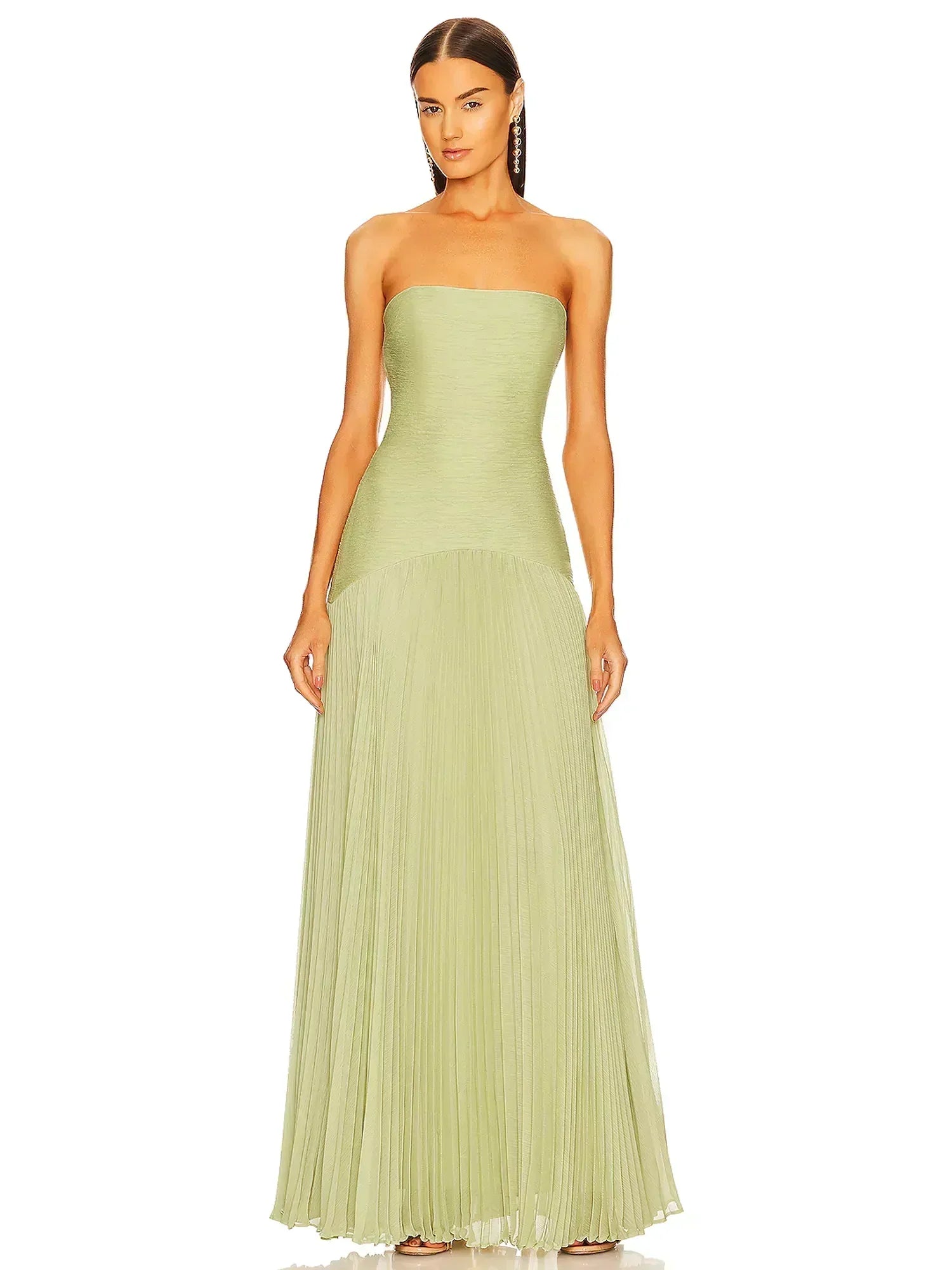 Morgane Sleeveless Drop Waist Maxi Dress