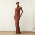 Coco Maxi Dress Brown