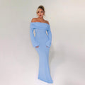 Vision Bodycon Dress Blue