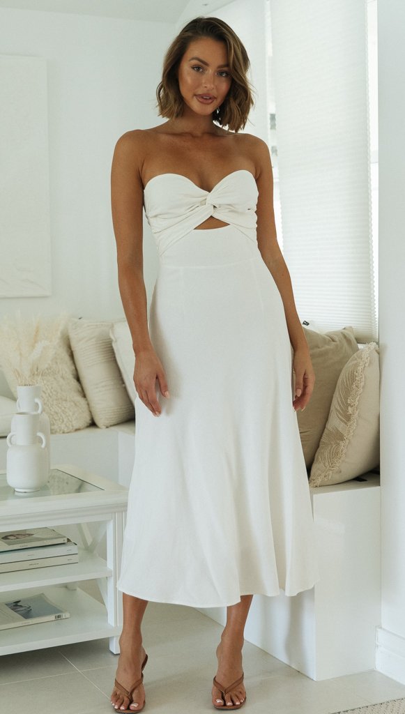 Calico Dress White