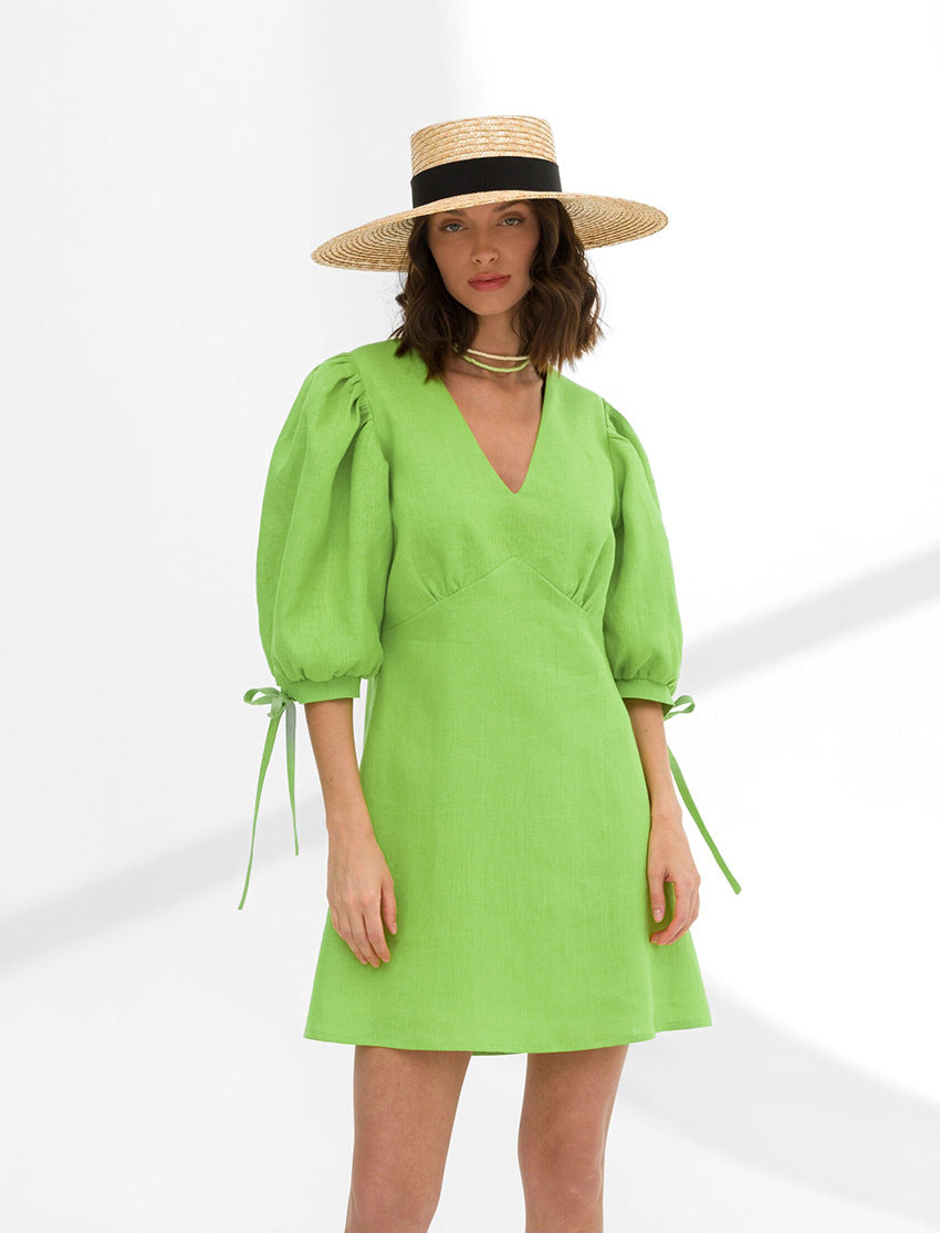 Neptune Mini Dress Green