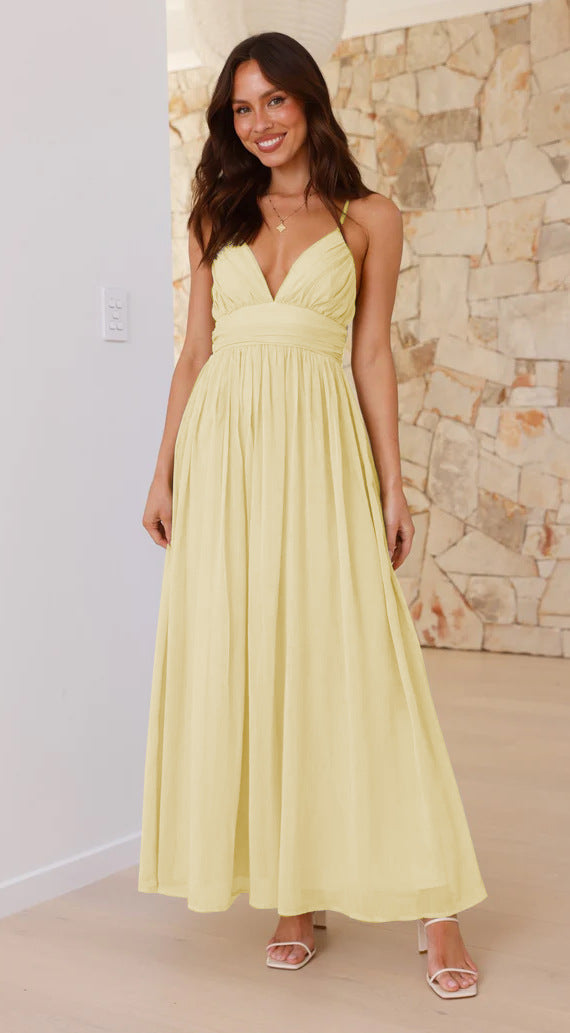 Croft Dress Yellow