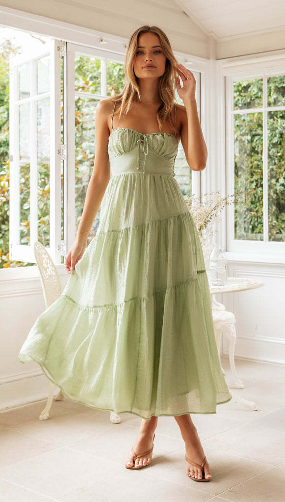 Miana Dress Green