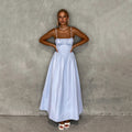Alina Maxi Dress Light Blue