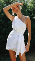 Elovie Mini Dress White