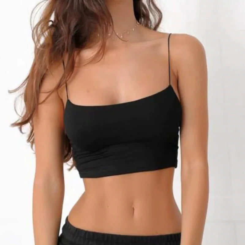 2024 Elastic Cotton Camisole Sleeveless Tank Top