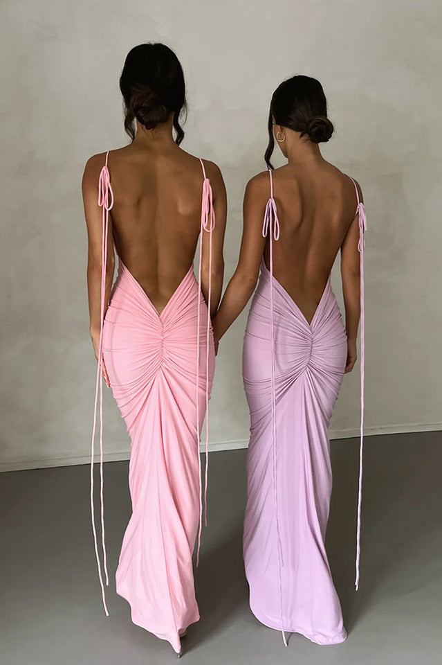 Veronica Backless Maxi Dress