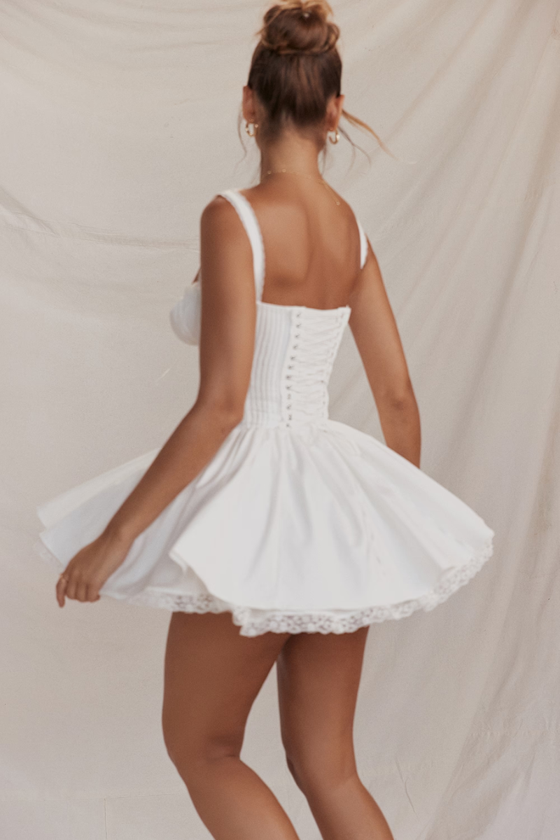 Vienna Lace Corset Mini Dress