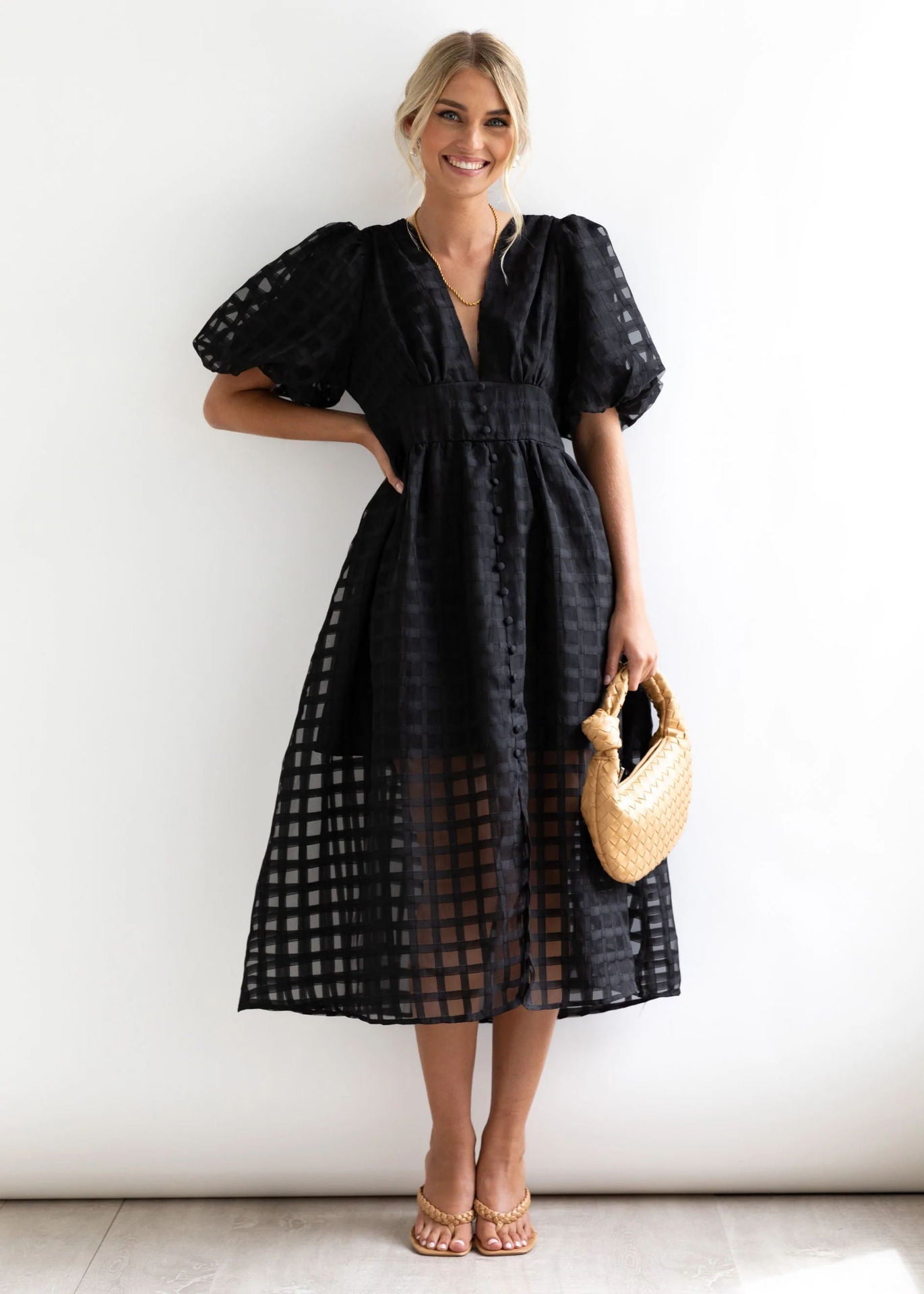 Paradise Midi Dress Black