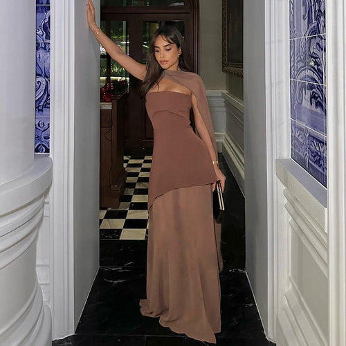 Carbon Dress Brown