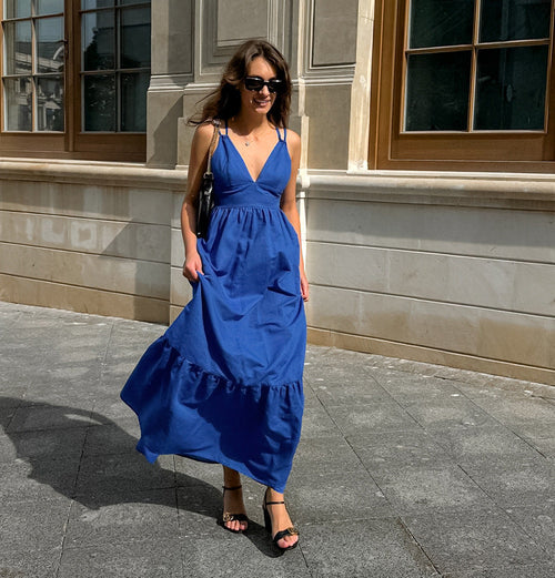 Buckley Maxi Dress Blue