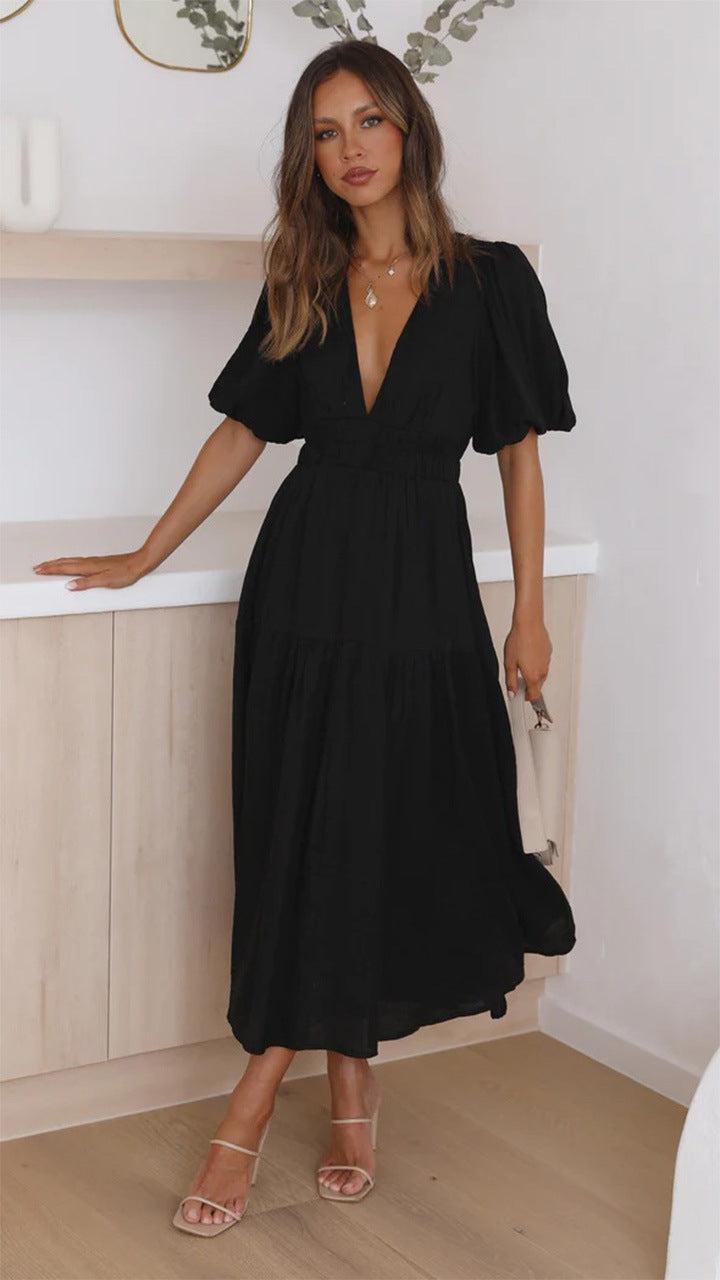 Brunch It Right Midi Dress Black
