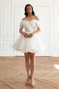 Short Organza Satin Mermaid Princess Court Train Dress Vestido De Novia Bridal Gown Bow Simple
