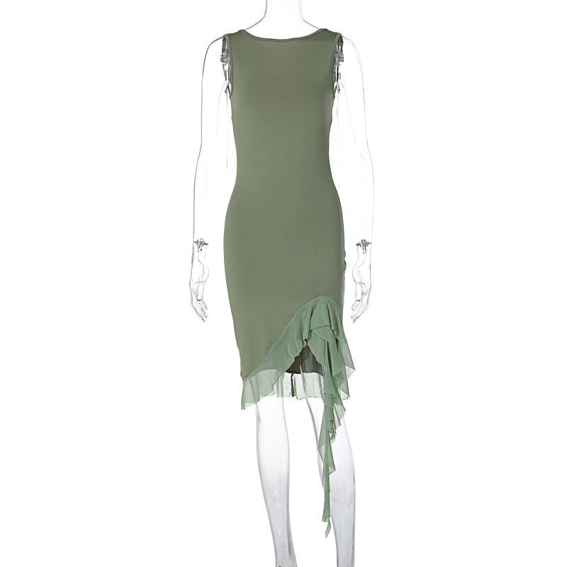 Mezuna Midi Dress Green