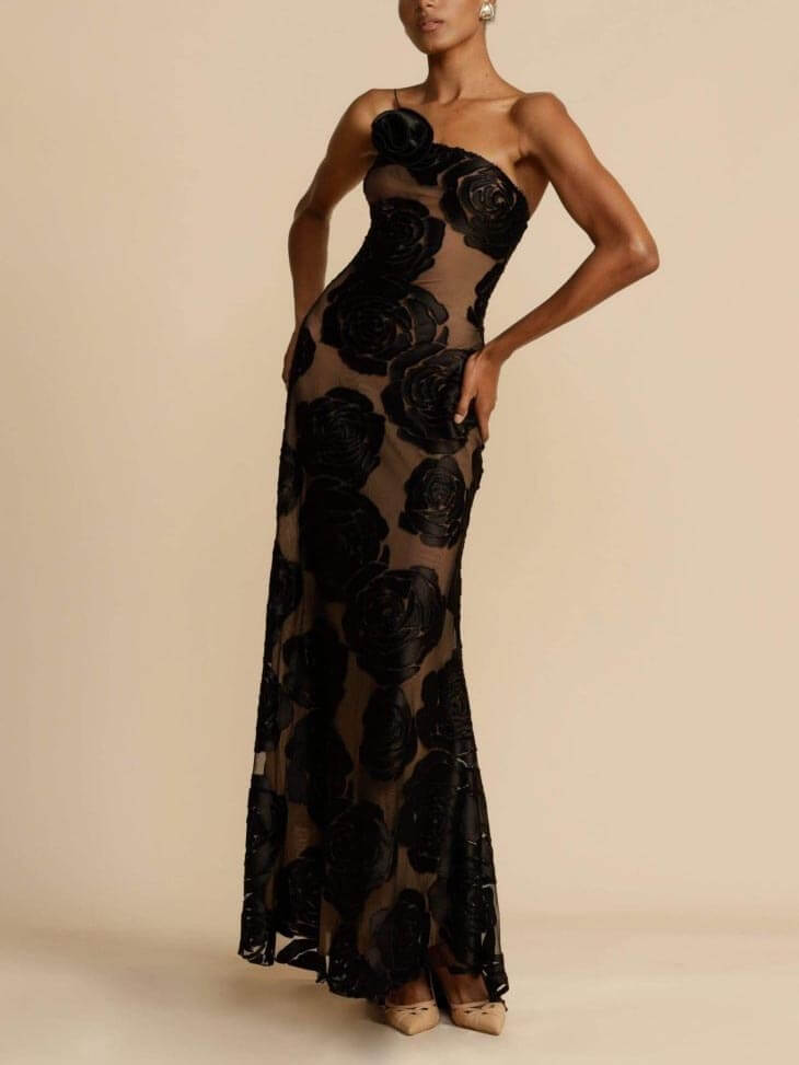 Lisette Flower Maxi Dress