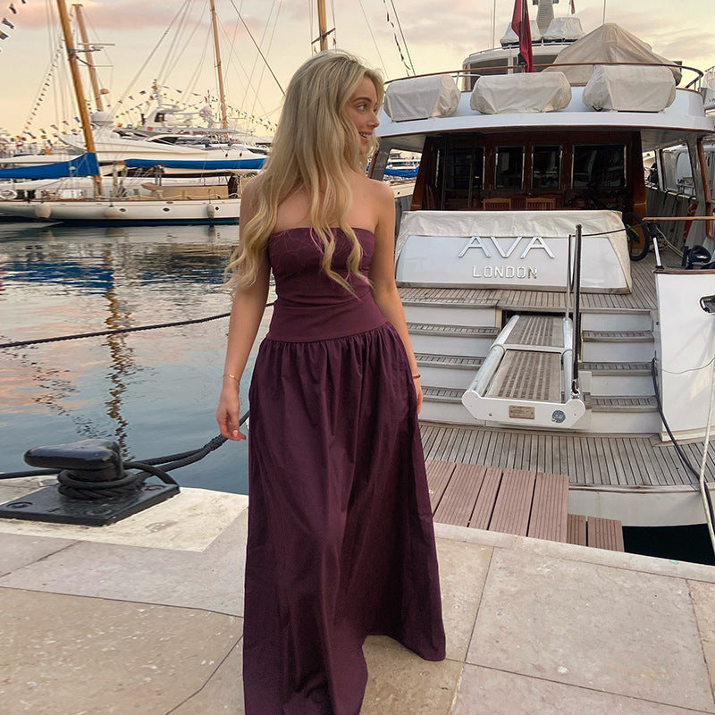 Zoey Maxi Dress Maroon