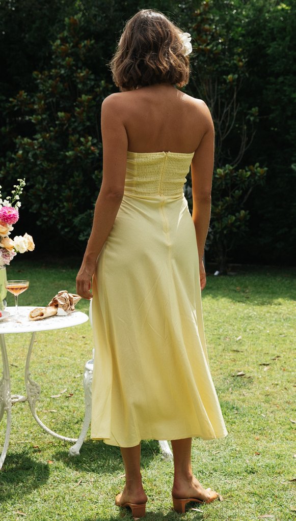 Calico Dress Yellow