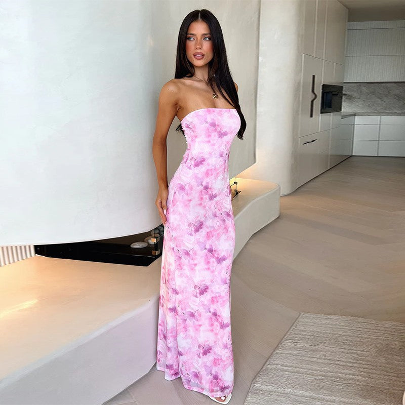 Pires Maxi Dress Pink
