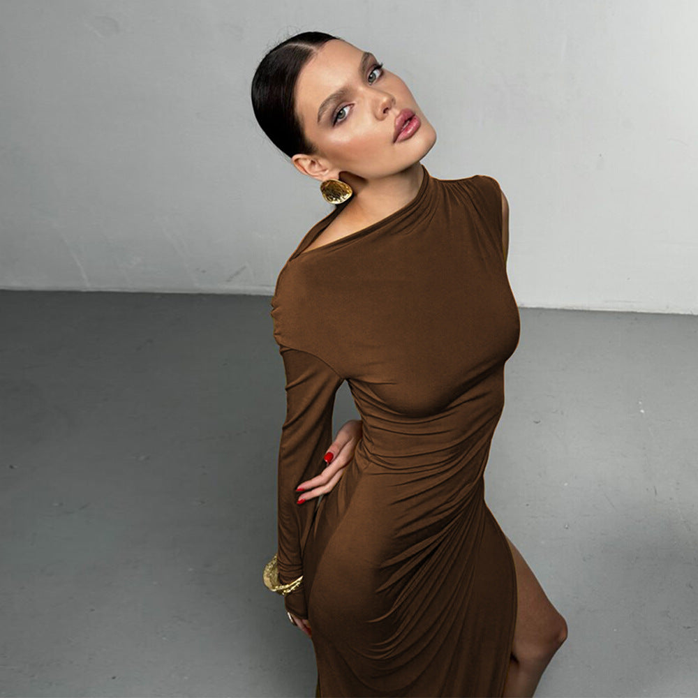 Cerva Maxi Dress Brown