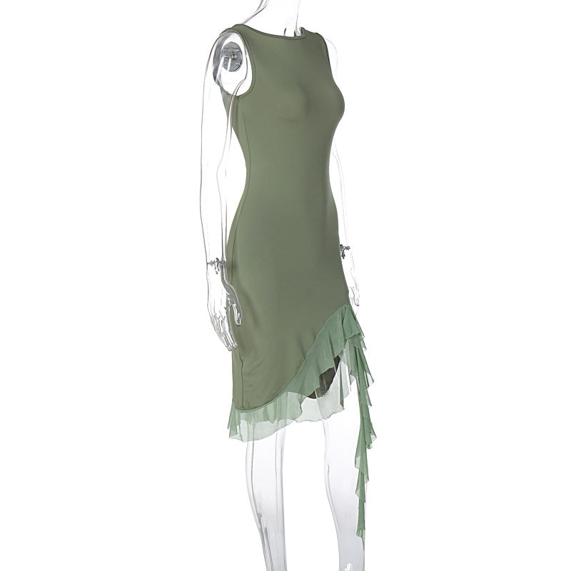 Mezuna Midi Dress Green