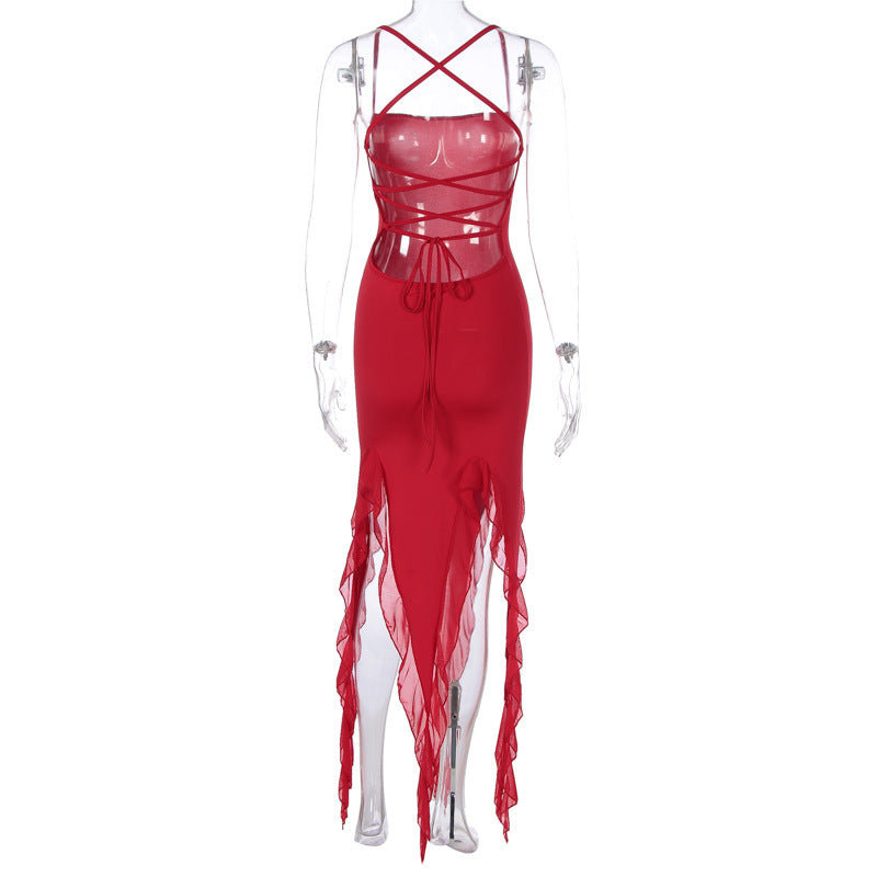 Afia Dress Red
