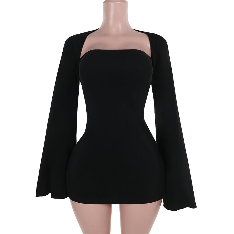 Midnight Muse Mini Dress Black