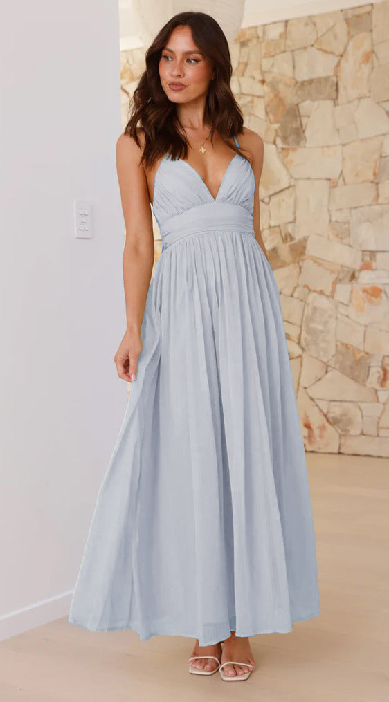 Croft Dress Blue