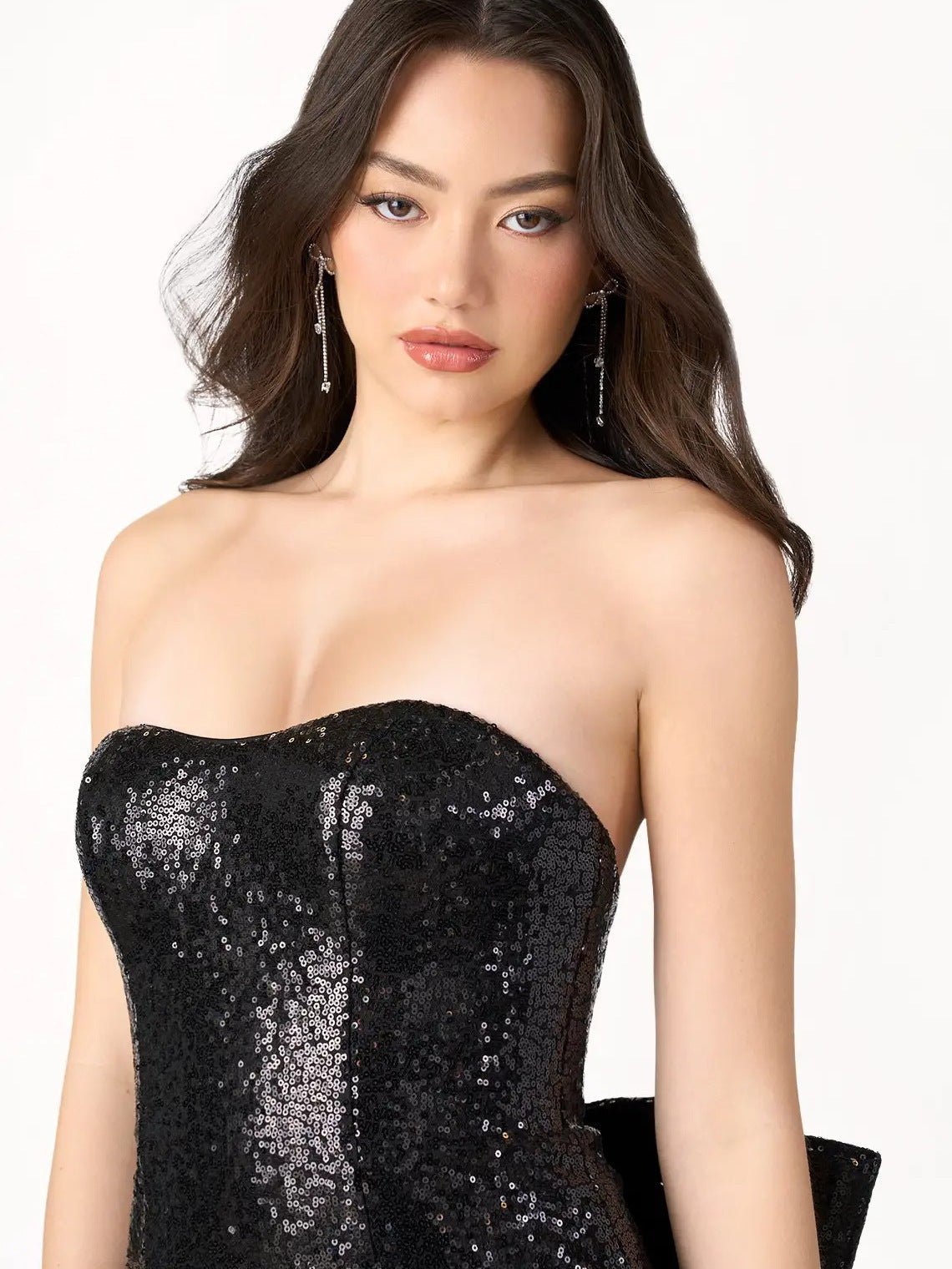 Glitz Mini Dress Black