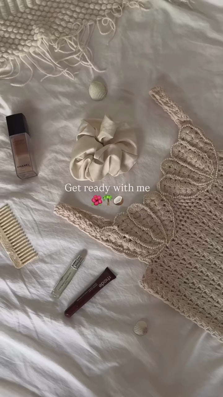 Isla Crochet Knit Bodycon Mini Dress