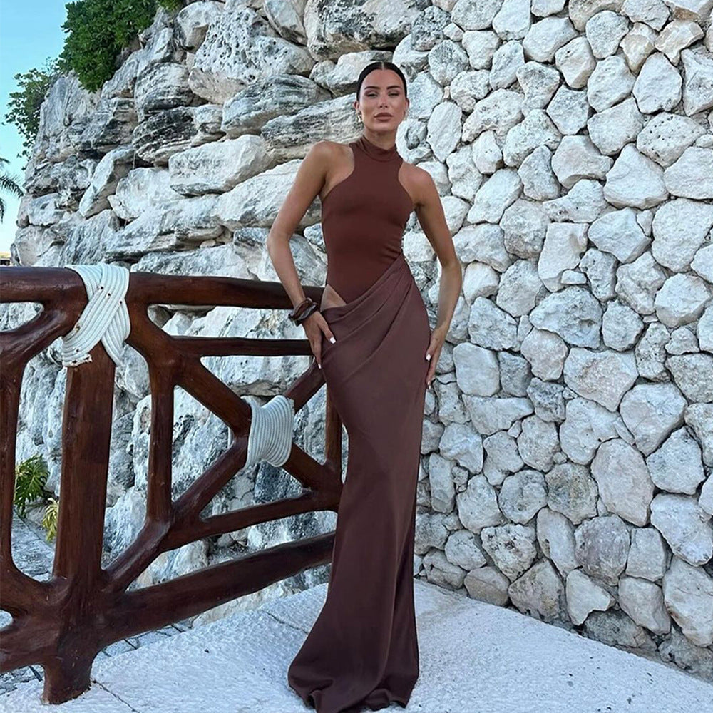 Coco Maxi Dress Brown