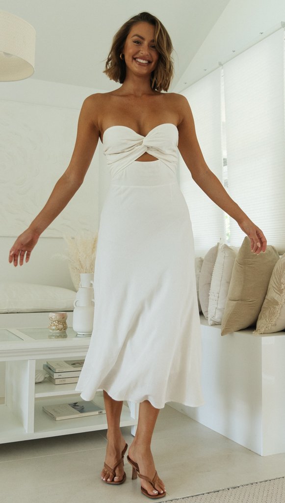 Calico Dress White