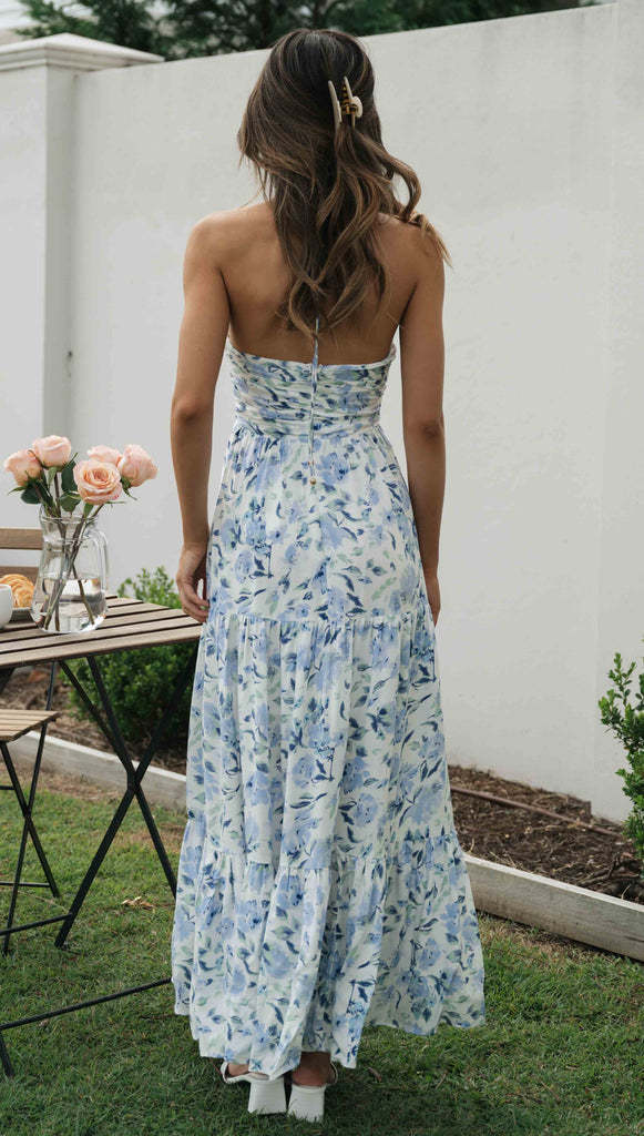 River Maxi Dress Blue